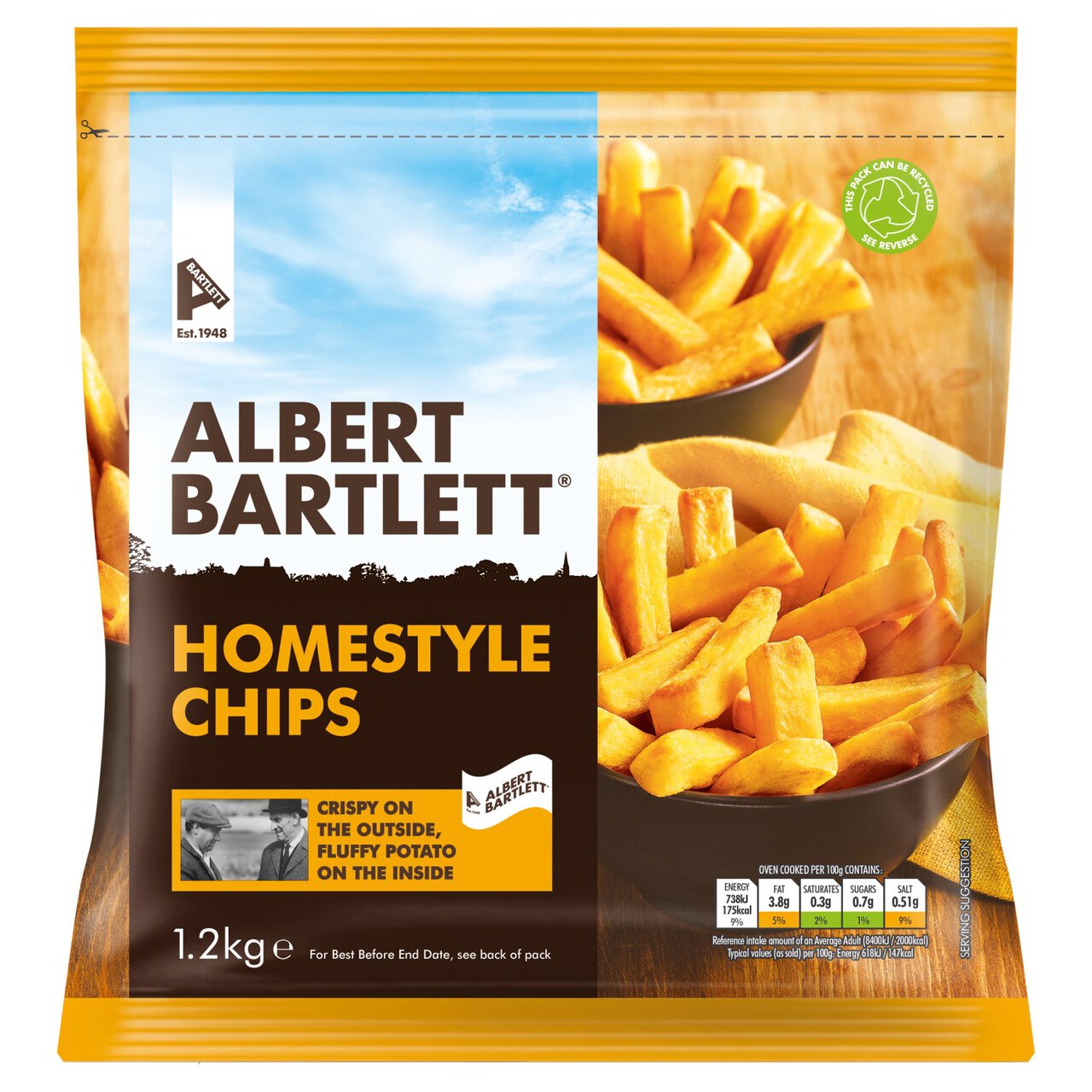 Albert Bartlett Rooster Homestyle Chips