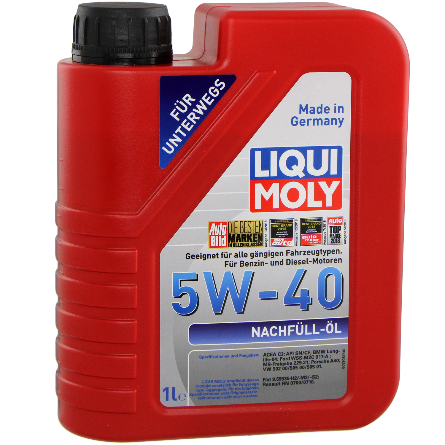 Liqui Moly Liqui Moly Nachfüll-Öl 5W-40 / Refill oil 5W-40 1 L