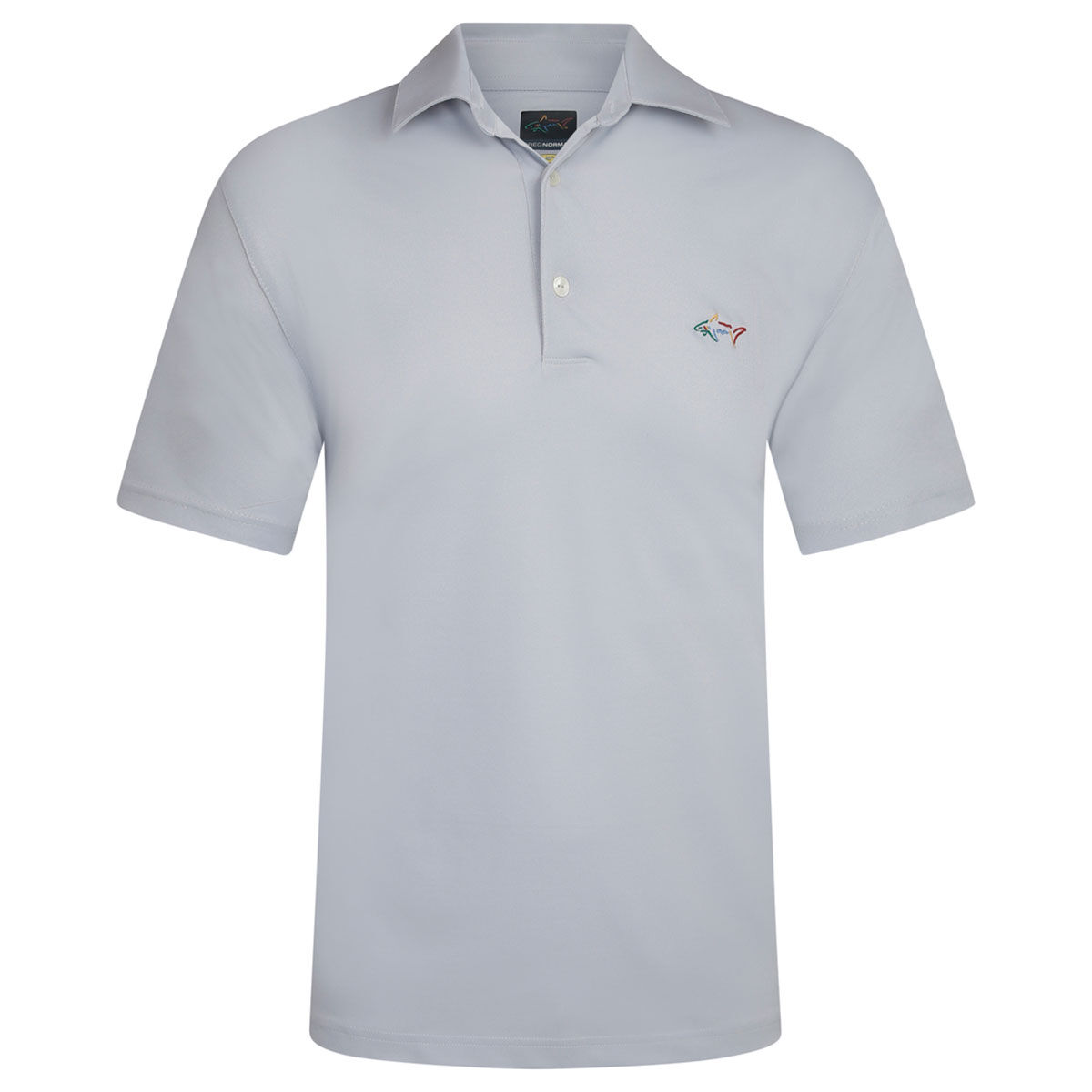 Greg Norman Shark Logo Golf Polo Shirt, Mens, Shark grey, Large  | American Golf