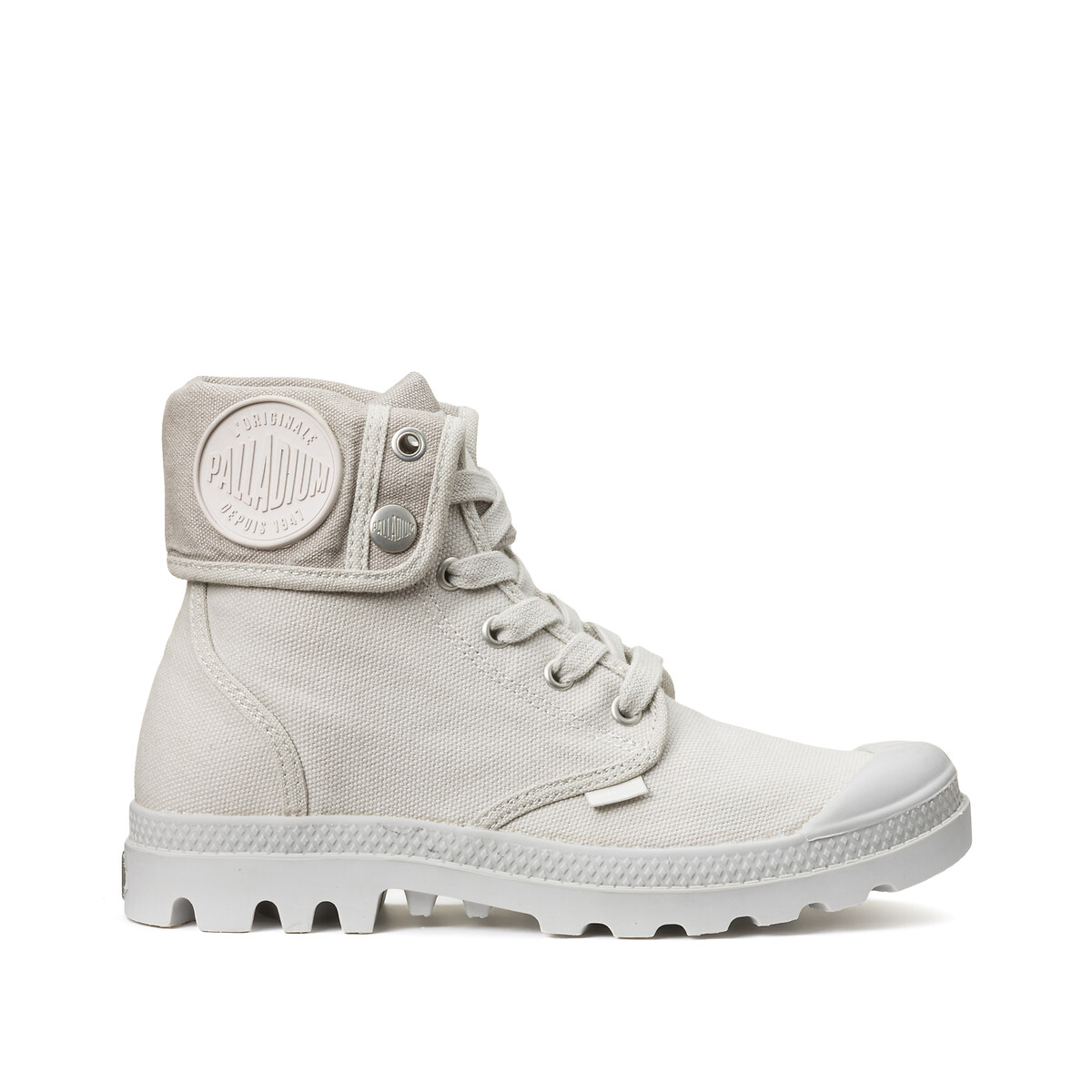 Palladium Baggy High Top Trainers In Canvas