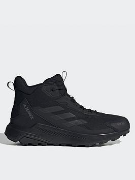  Mens Anylander Rain Ready Waterproof Hiking Boots -black, Black, Size 7, Men