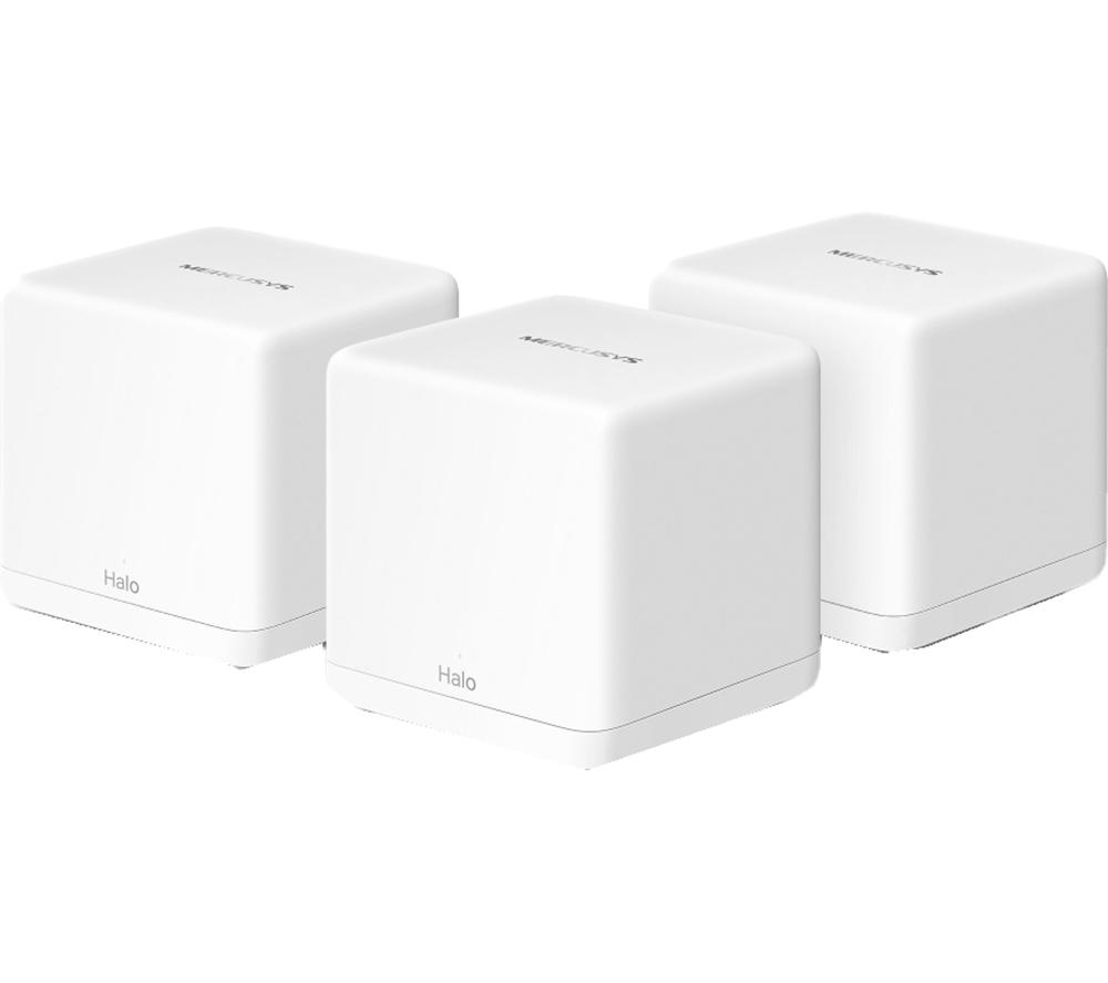 Mercusys Halo H1500x Whole Home Wifi System - Triple Pack, White