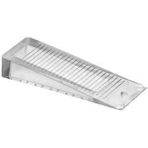 Burg Wächter TKL 2010 T Door Stop Transparent Plastic Wedge 100x35...