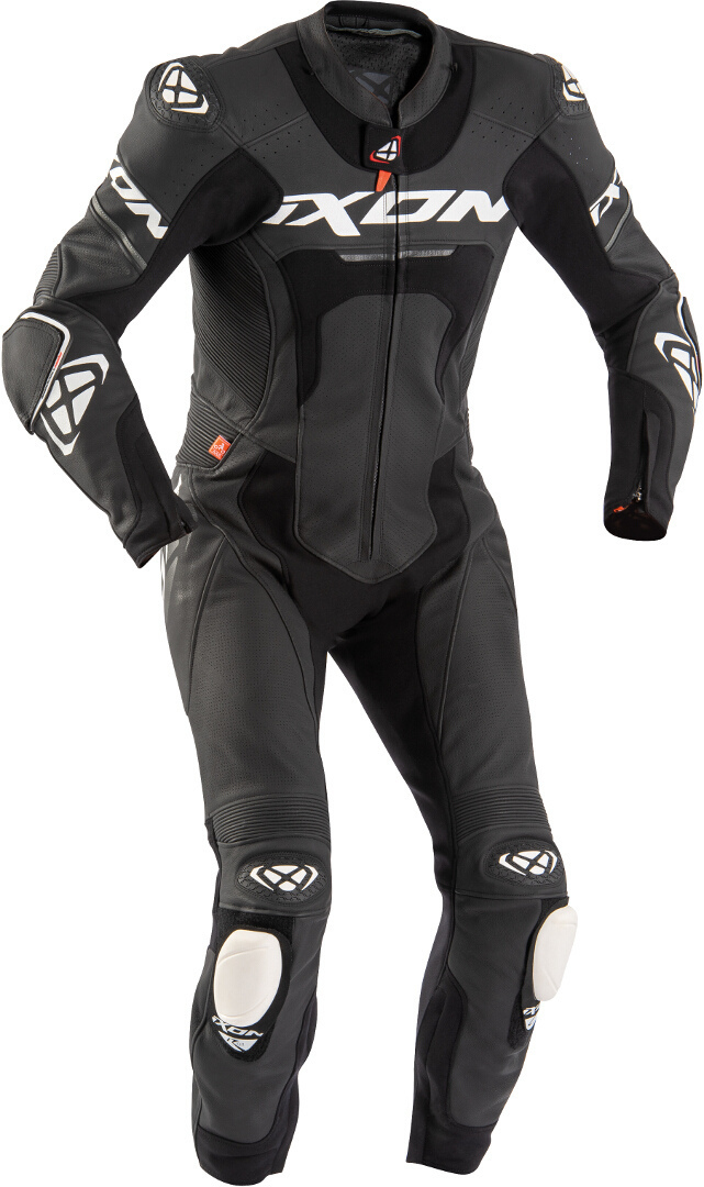 Ixon Jackal One Piece Motorcycle Leather Suit, black, Size L, black, Size L