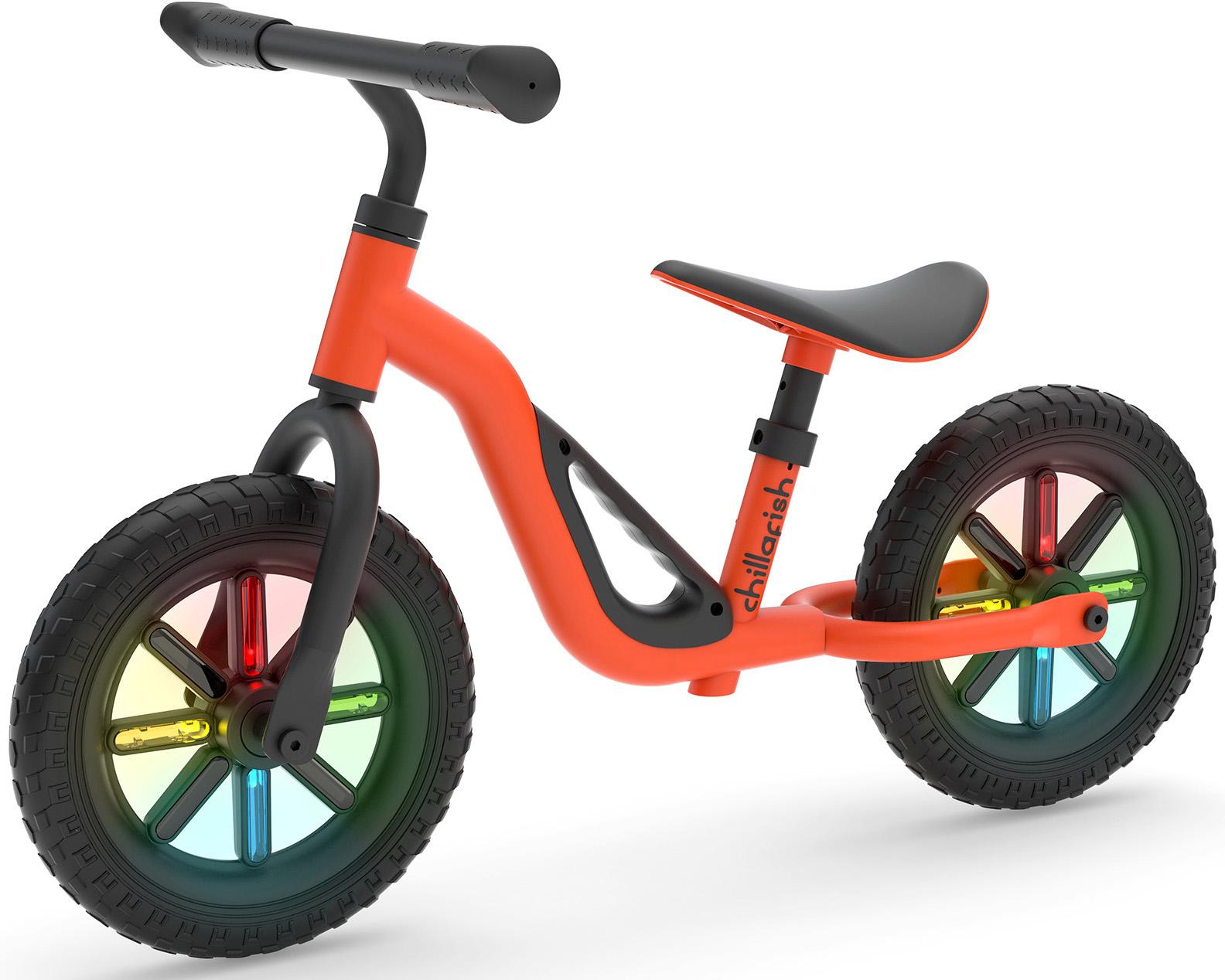 Chillafish Charlie Glow Balance Bike, Orange