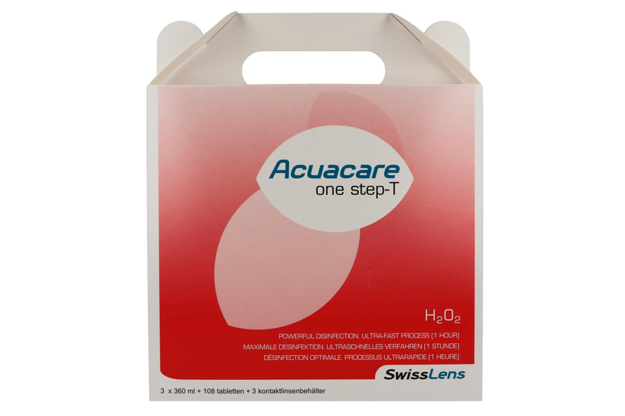 Swiss Lens Acuacare One Step-T 3 x 360 ml Peroxid-Lösung