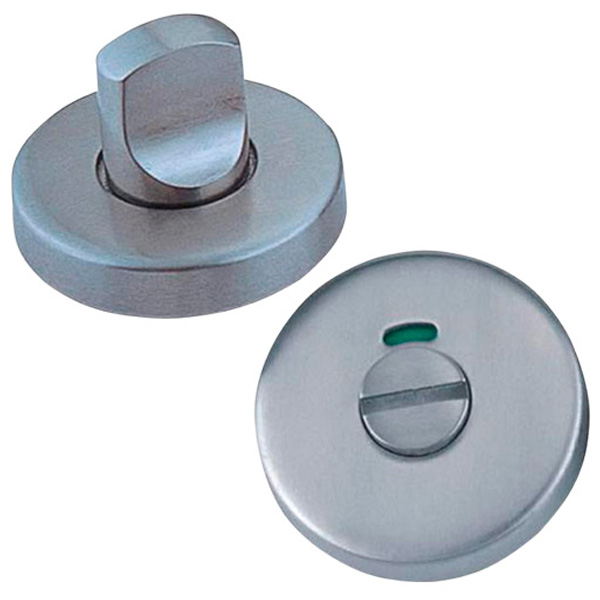DIY Direct Bathroom Turn & Privacy Indicators, Set Satin Stainless Steel