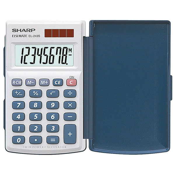 Sharp EL-243S Handheld Calculator