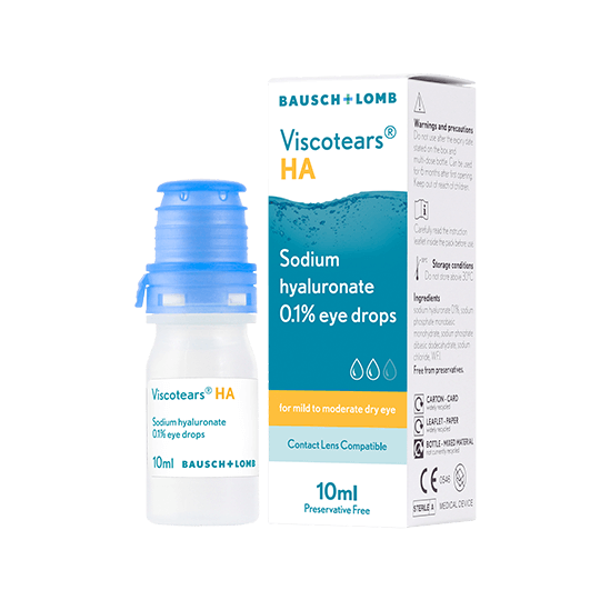 Viscotears HA Eye Drops - 10ml