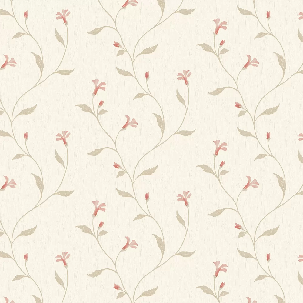 Vymura  Bellagio Floral Cream Pink Wallpaper M95632