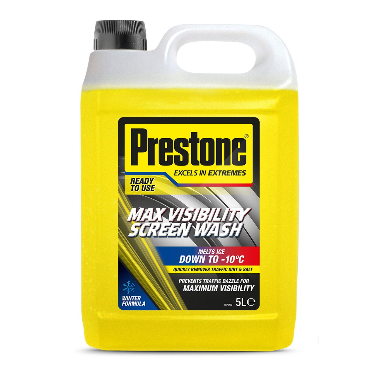 Homebase Prestone Maximum Visibility Screen Wash Winter 5L