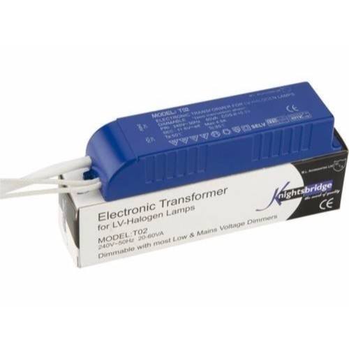Knightsbridge 60va Electronic Dimmable Transformer For Low Voltage Halogen Lamps
