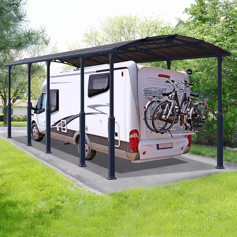 Palram - Canopia Carport Alpine 10600 RV - Grey 12' x 35'