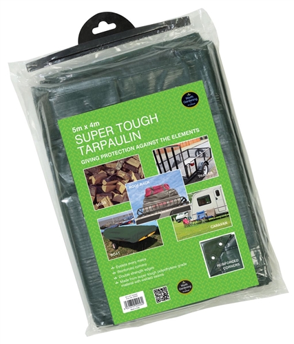Garland Super Tough Tarpaulin Double Strength Corners Outdoor Protection Cover - 3m x 2m / 5m x 4m / 8m x 5m