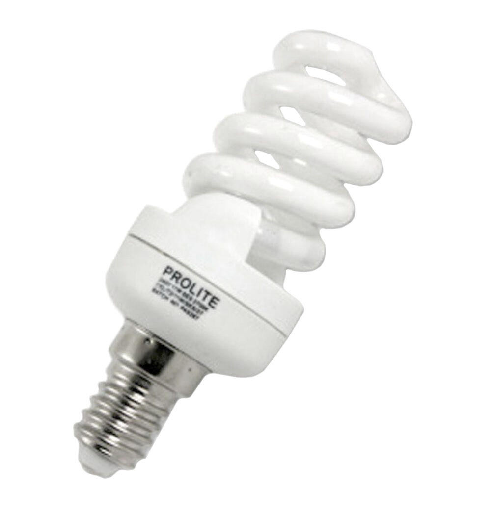 Prolite  Cfl T2 Helix Spiral 11w E14 Daylight Frosted