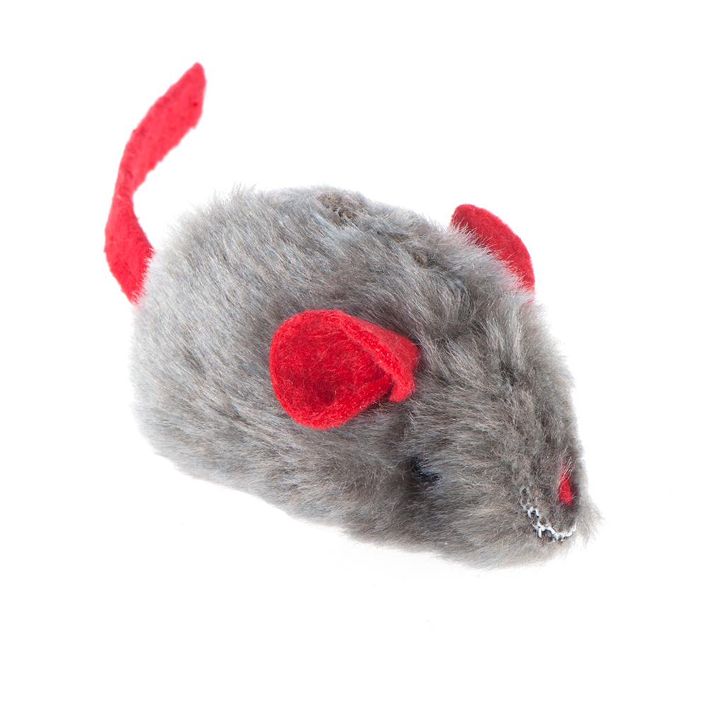Zooplus Exclusive Toy Mouse with Microchip Squeak and Catnip - 3 Toys