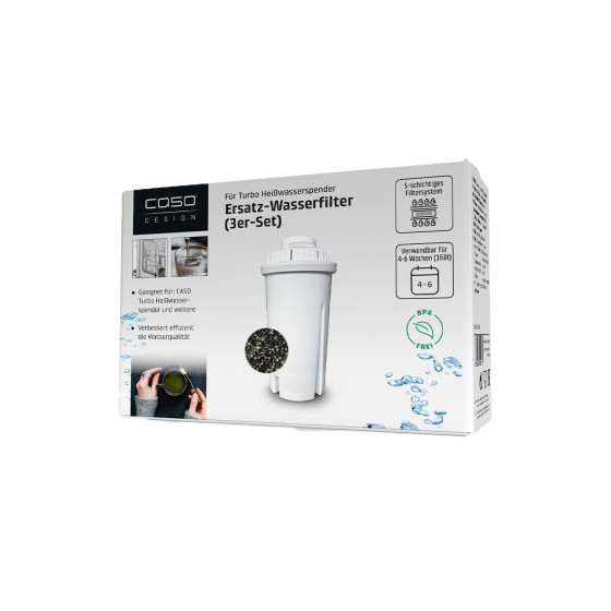 Caso HW660 Water Dispenser Replacement Filters (Set of 3)