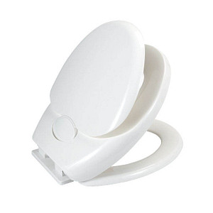 Wenko Family Geralyn Soft Close Elongated Toilet Seat white