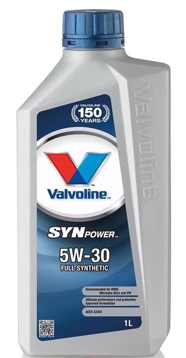 Olej silnikowy Valvoline SynPower 5W-30 ACEA A3/B4 API SL/CF 1L
