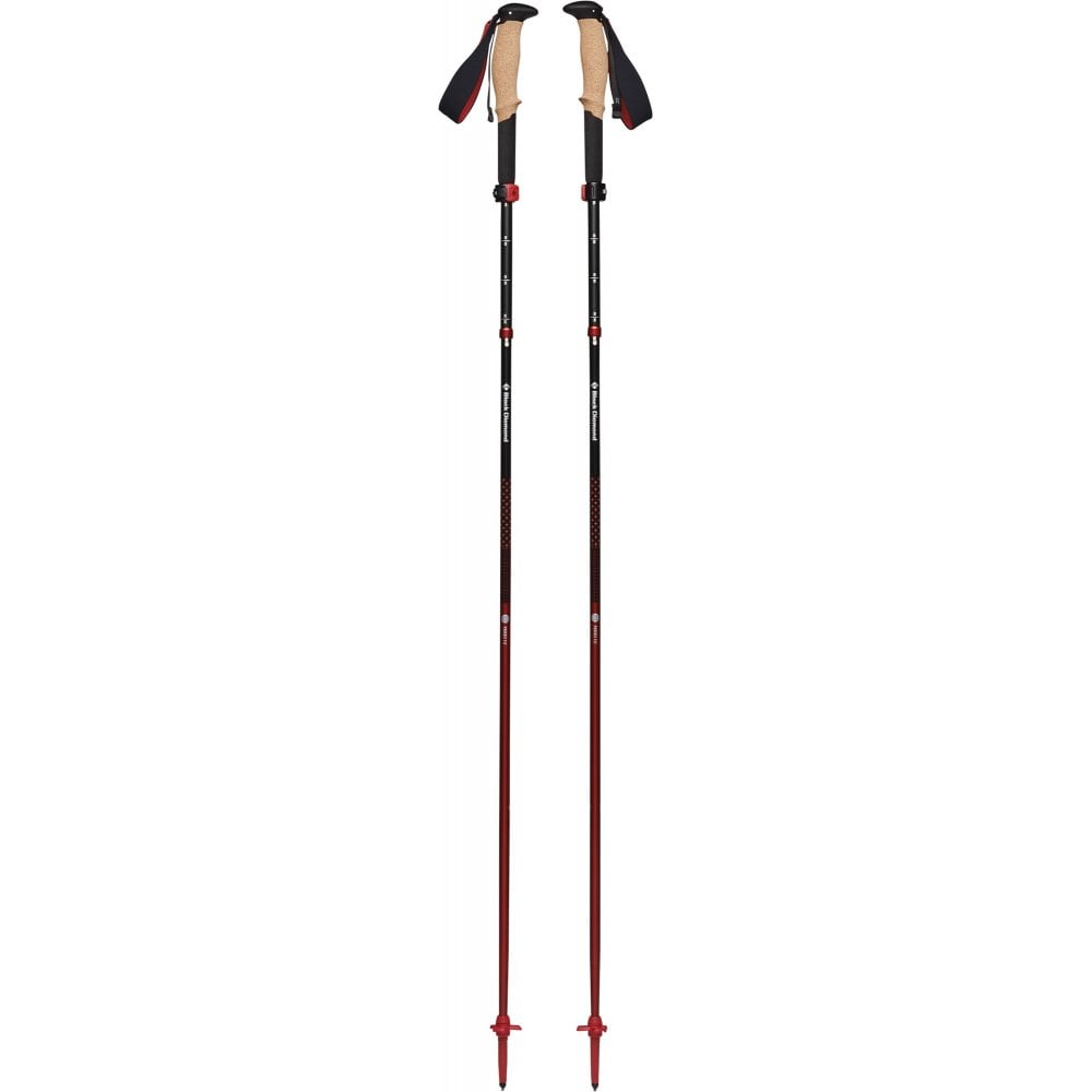 BLACK DIAMOND Pursuit FLZ Trekking Poles / Black/Octane / M-L