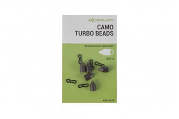 Korum Camo Turbo Beads, Grey