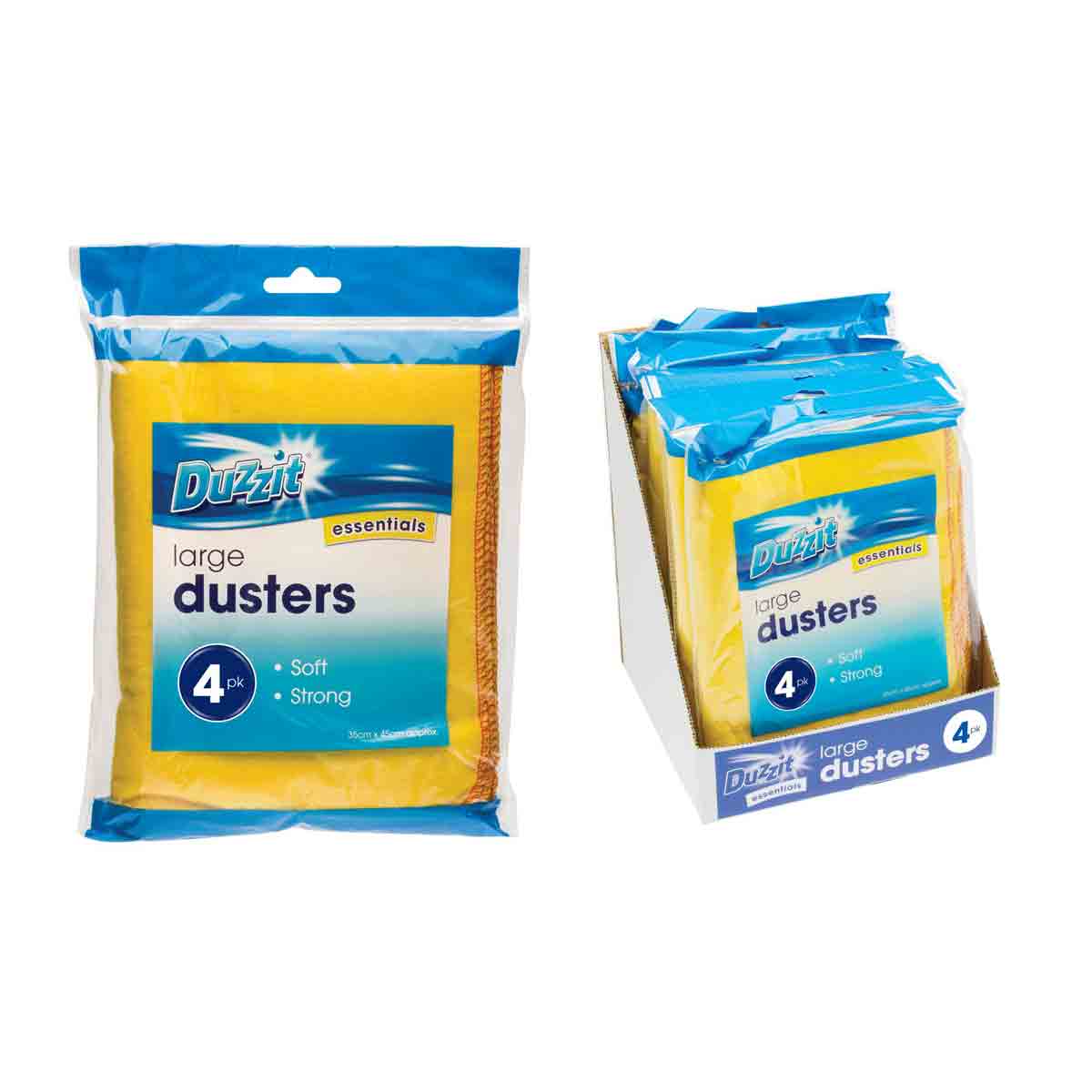 Duzzit Large Dusters 4Pk