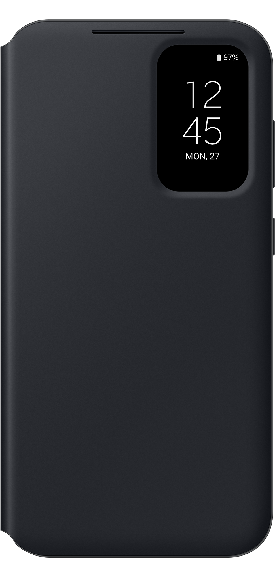 Samsung Smart View Wallet Case For S23 Fe In Black (ef-zs711cbegww)