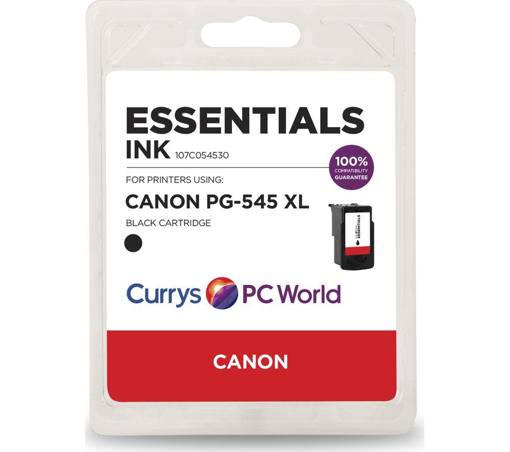 ESSENTIALS PG-545XL Black Canon Ink Cartridge, Black