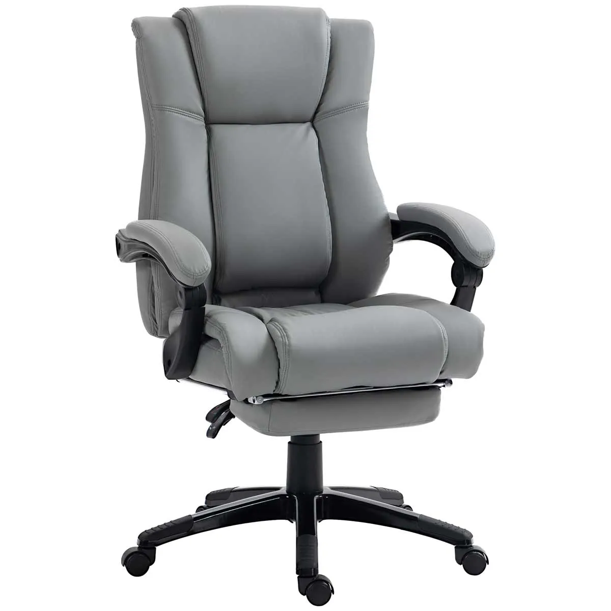 Executive Home Office Chair PU Leather Desk Chair with Foot Rest