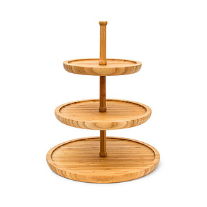 Natur Pur Conor Wooden Tiered Stand brown