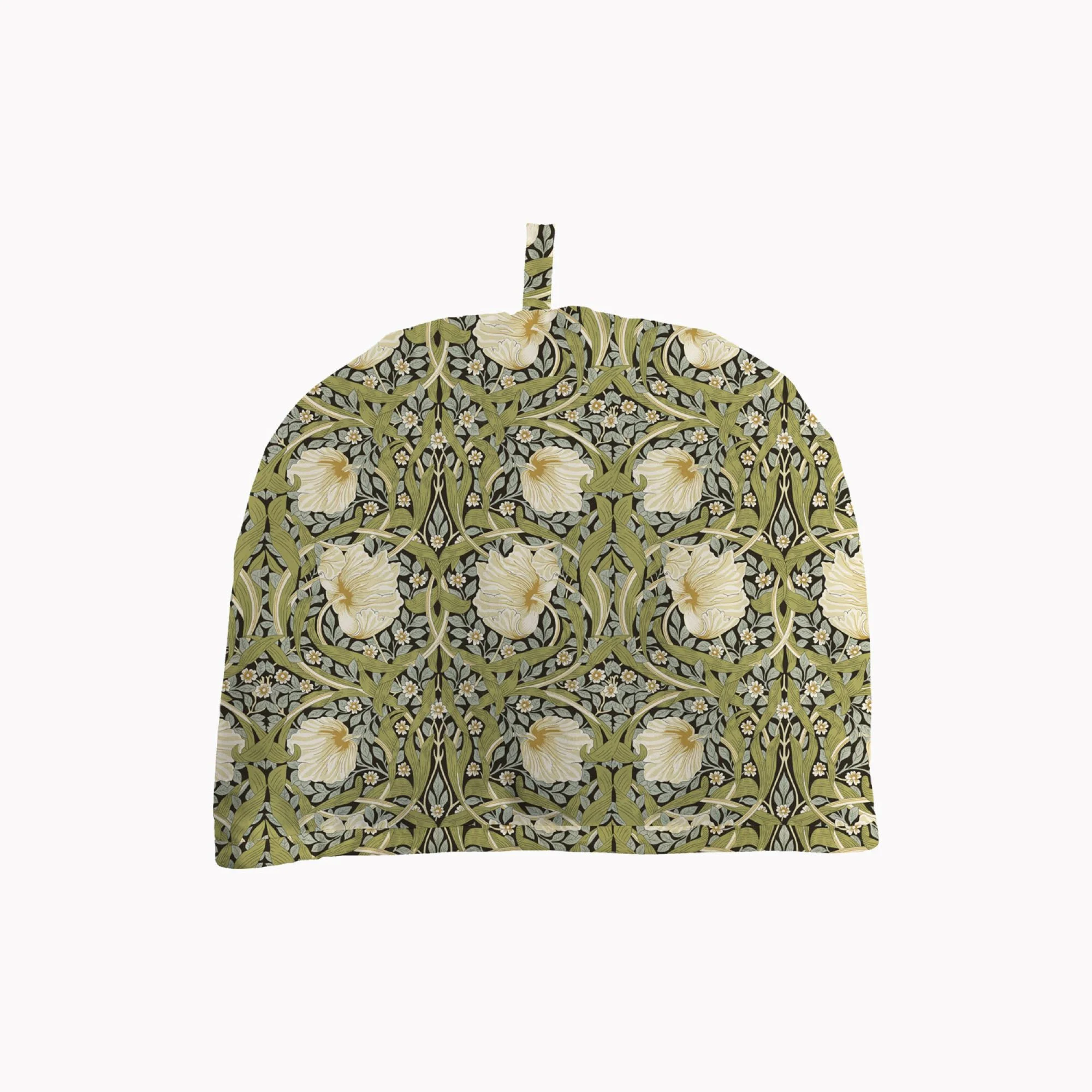 Le Chateau Textiles William Morris Pimpernel Standard Tea Cosy|charcoal