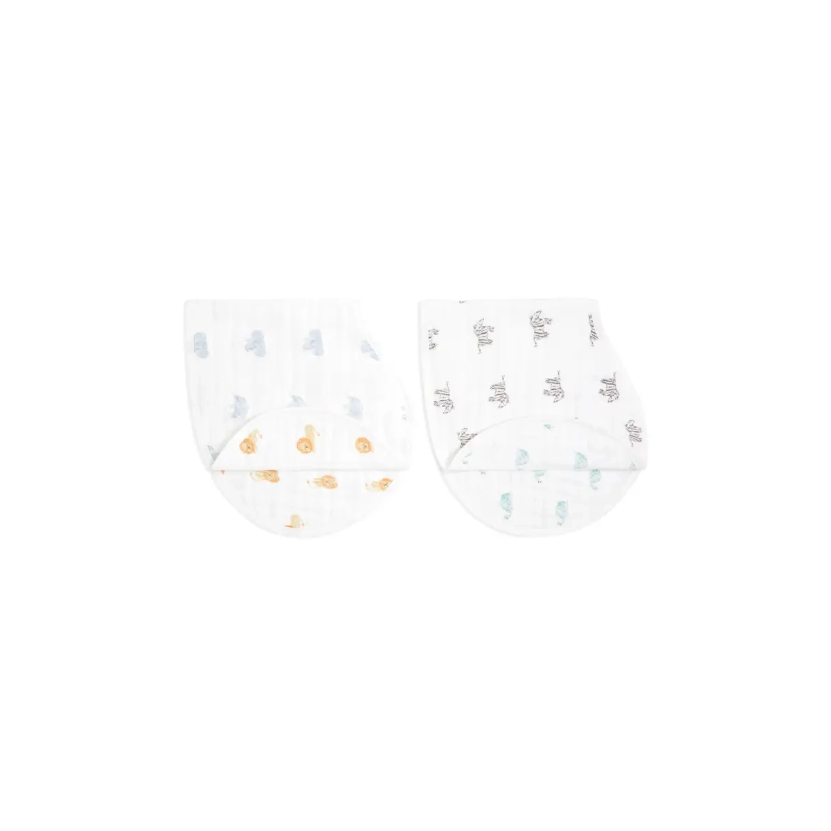 Aden + Anais Organic Burpy Bibs - Animal Kingdom - 2 Pack | Default Title
