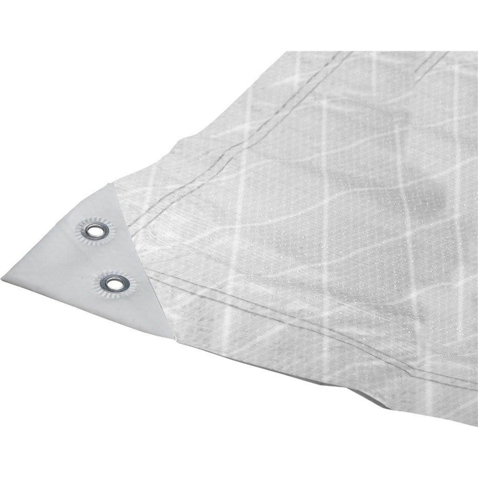  Tough Tarp White Tarpaulin 6m 4m