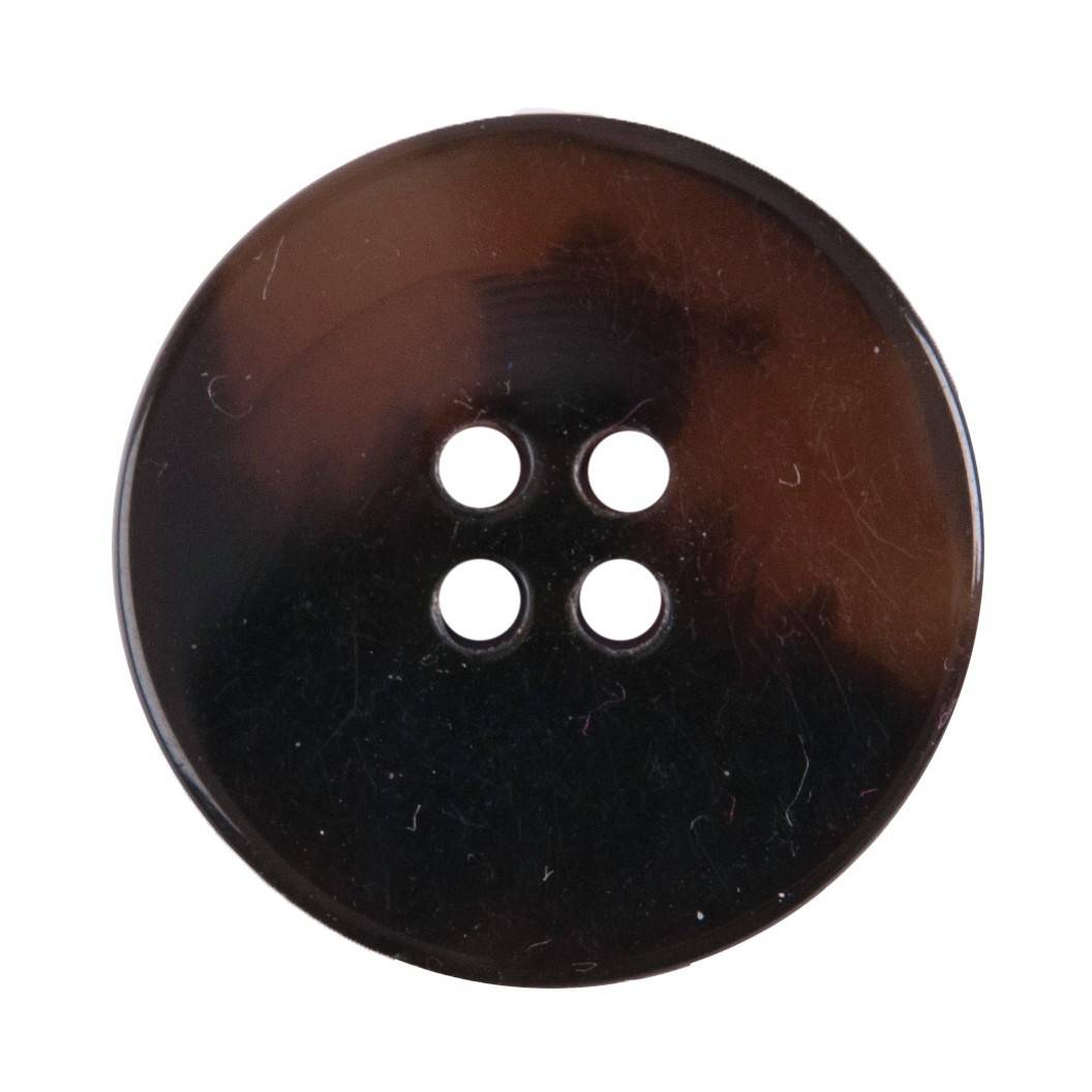 Coats Crafts Round Thick Plastic Buttons - Brown - 1115