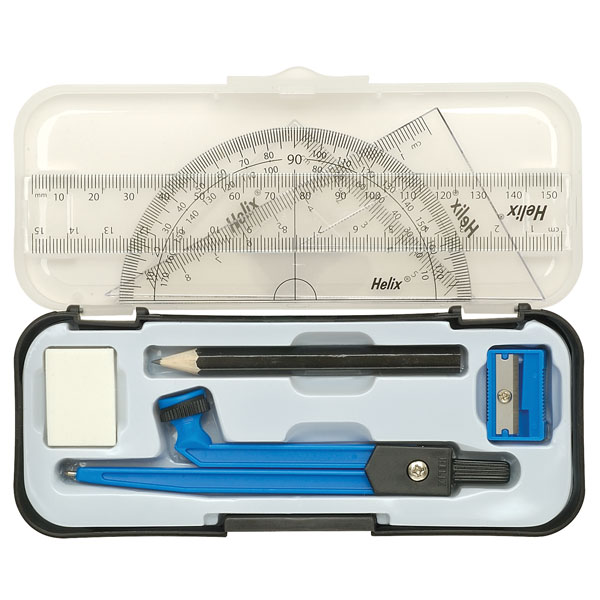 Helix Helix Compact Maths Set | School Supplies > Maths Equipment > Maths Set