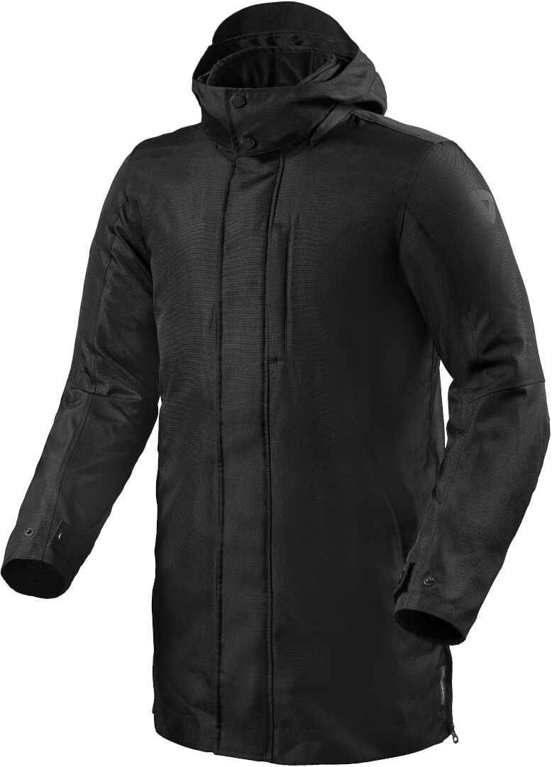  Revit Manhattan H2O Motorrad Textiljacke, schwarz, Größe S, schwarz, Größe S