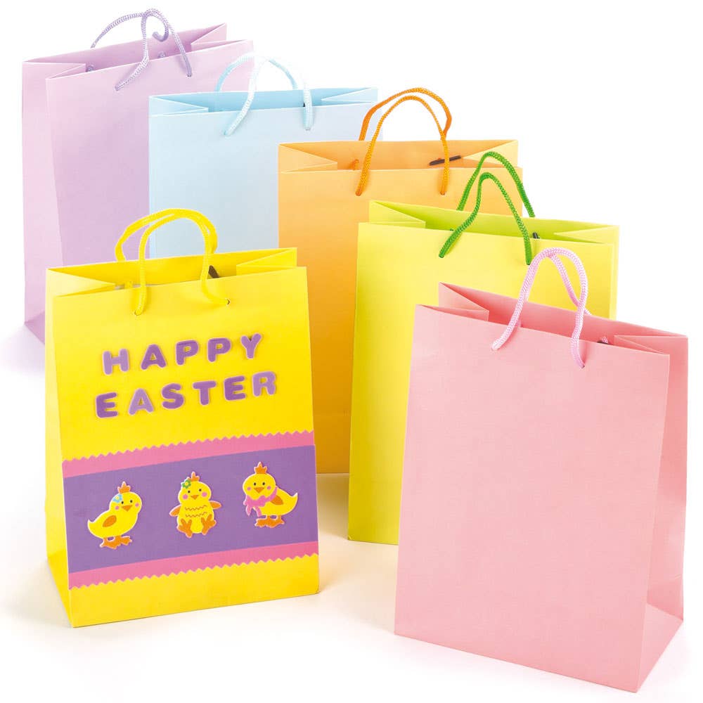 Baker Ross Pastel Gift Bags (Pack of 10)
