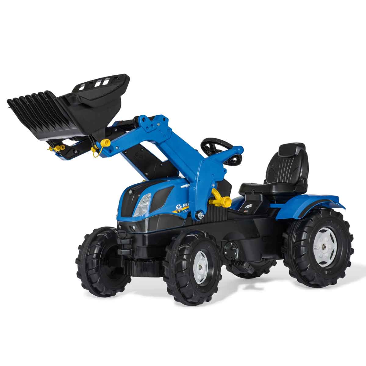 Robert Dyas Rolly Toys New Holland Farm Tractor & Loader - Blue
