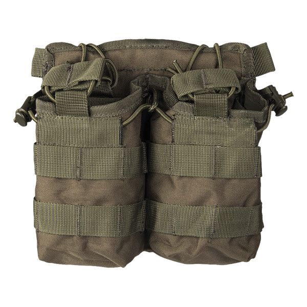 Mil-Tec Open Top Double Mag Pouch Olive