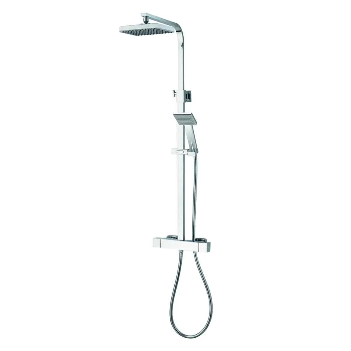 Aqualisa Aq Collection Cool Touch Square Shower Column &#40;incl Fixing Kit&#41; - Hp