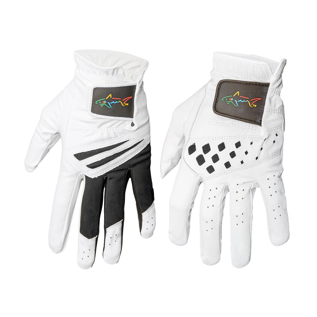 Greg Norman Golf Gloves 2 Pack, Mens, Xl, White/black  | Online Golf
