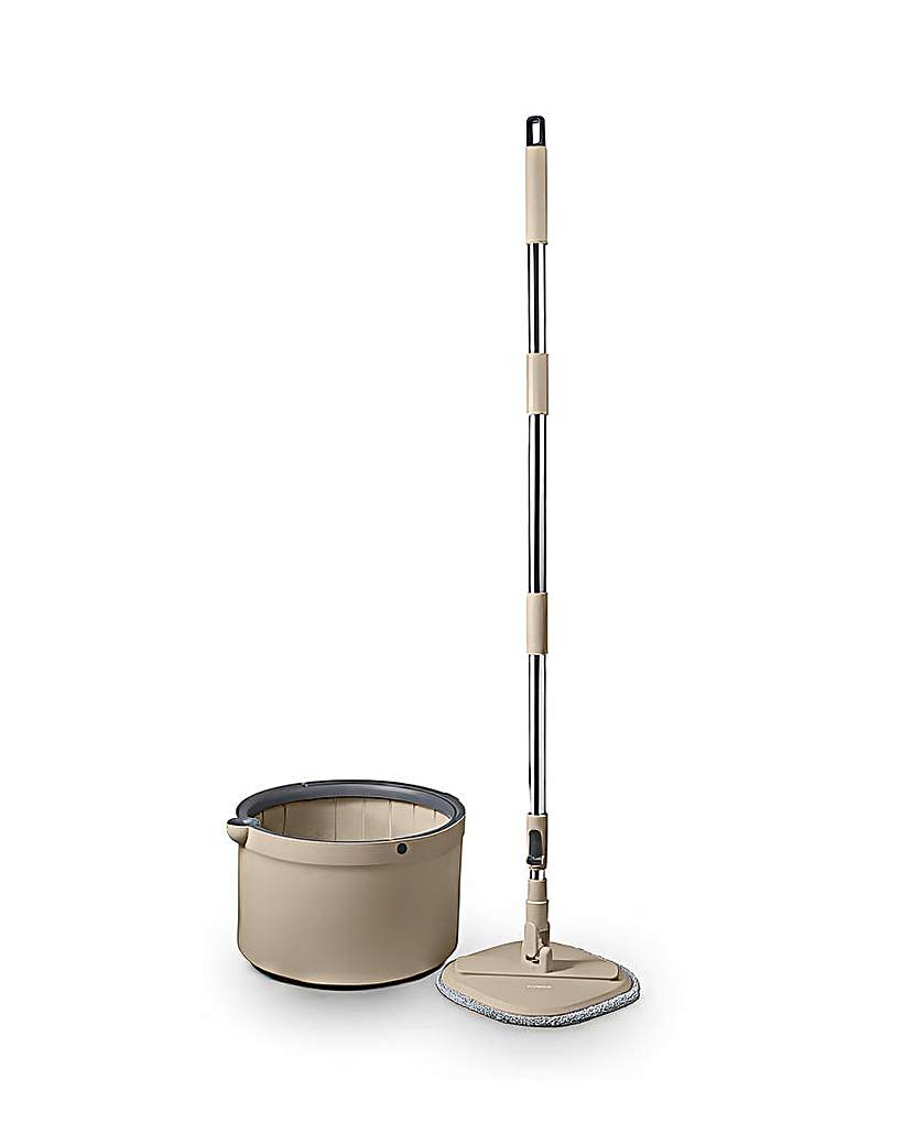 Tower Duo Compact Spin Mop Latte