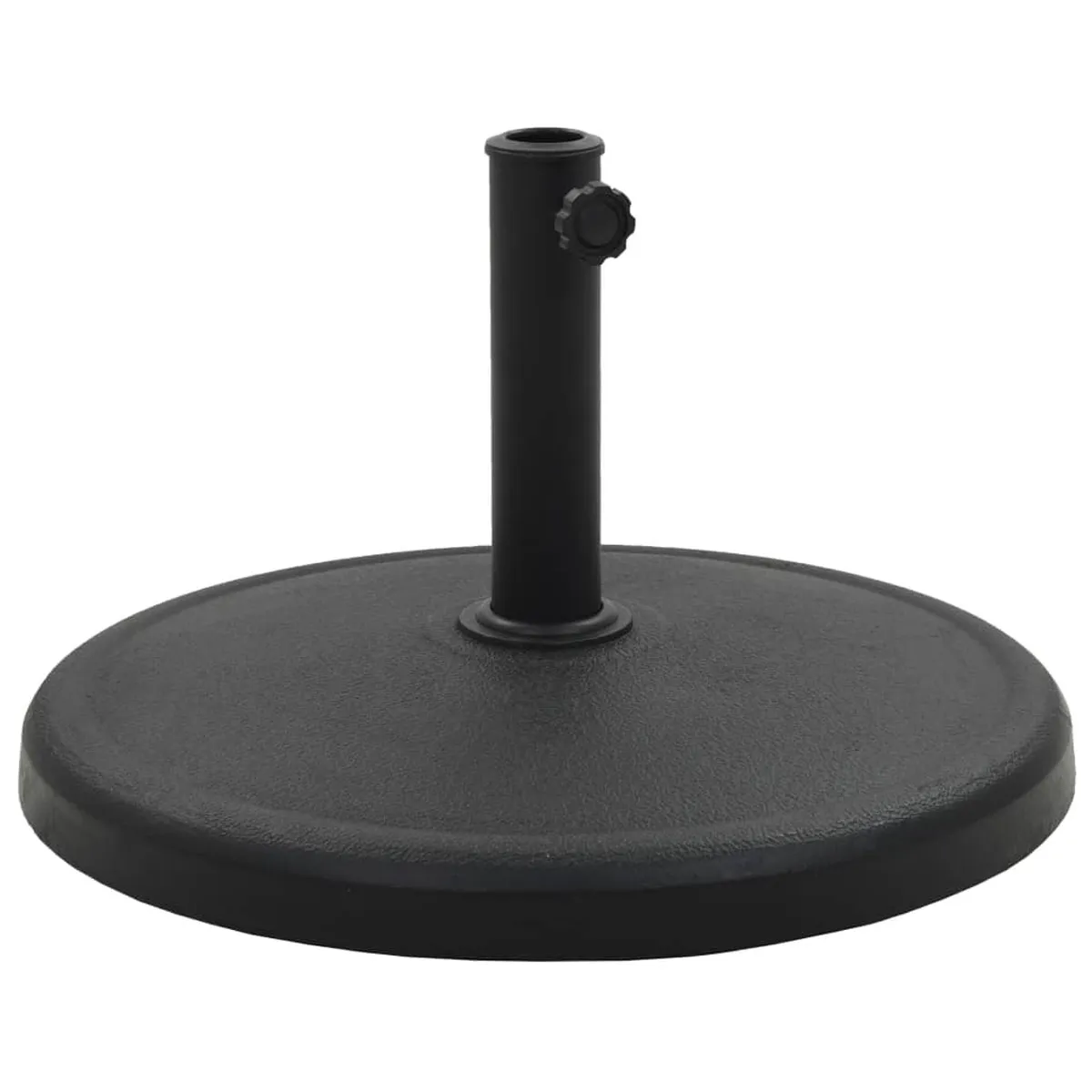 VidaXL Parasol Base Round Polyresin 19 kg Black