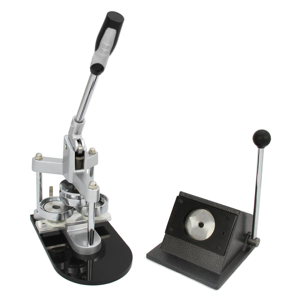 PixMax 37mm Badge Press And Cutter - White