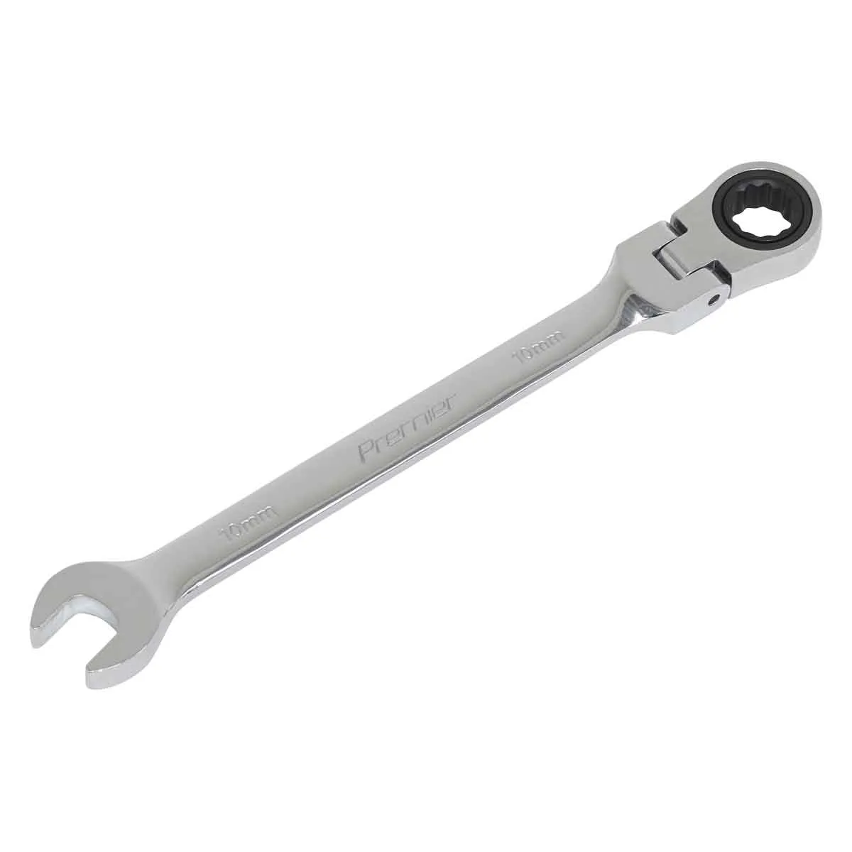 Sealey FHRCW10 Flexi-Head Ratchet Combination Spanner 10mm