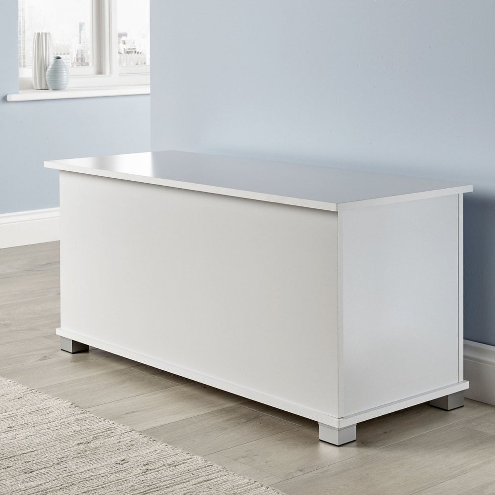 Malmo White Ottoman