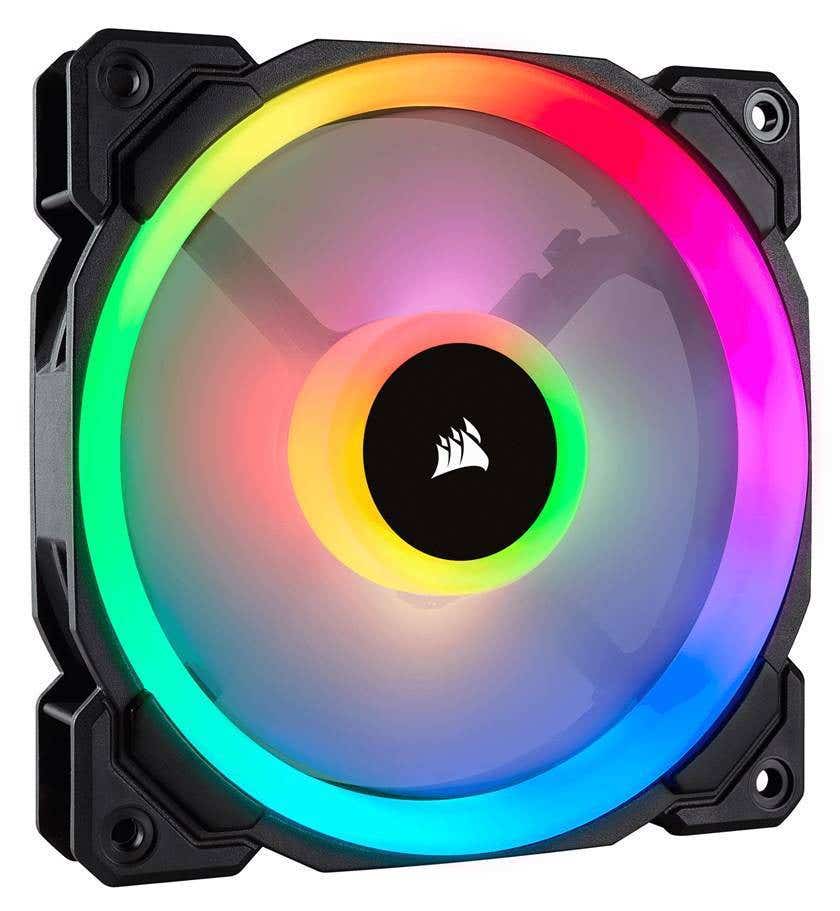 Corsair LL Series 120 mm Case Fan - RGB LED, Black