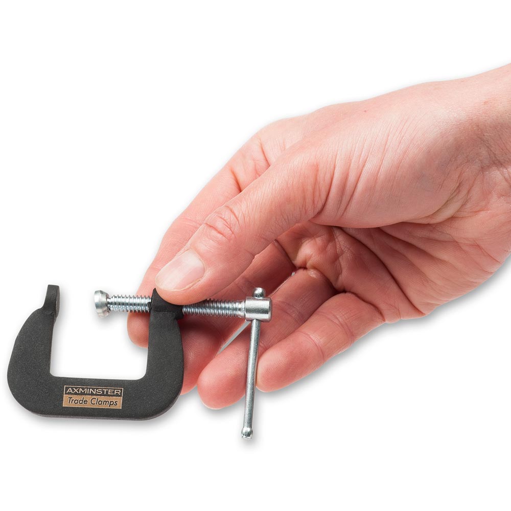 Axminster Trade Clamps Axminster Professional Small G Clamps - 50mm (pair)