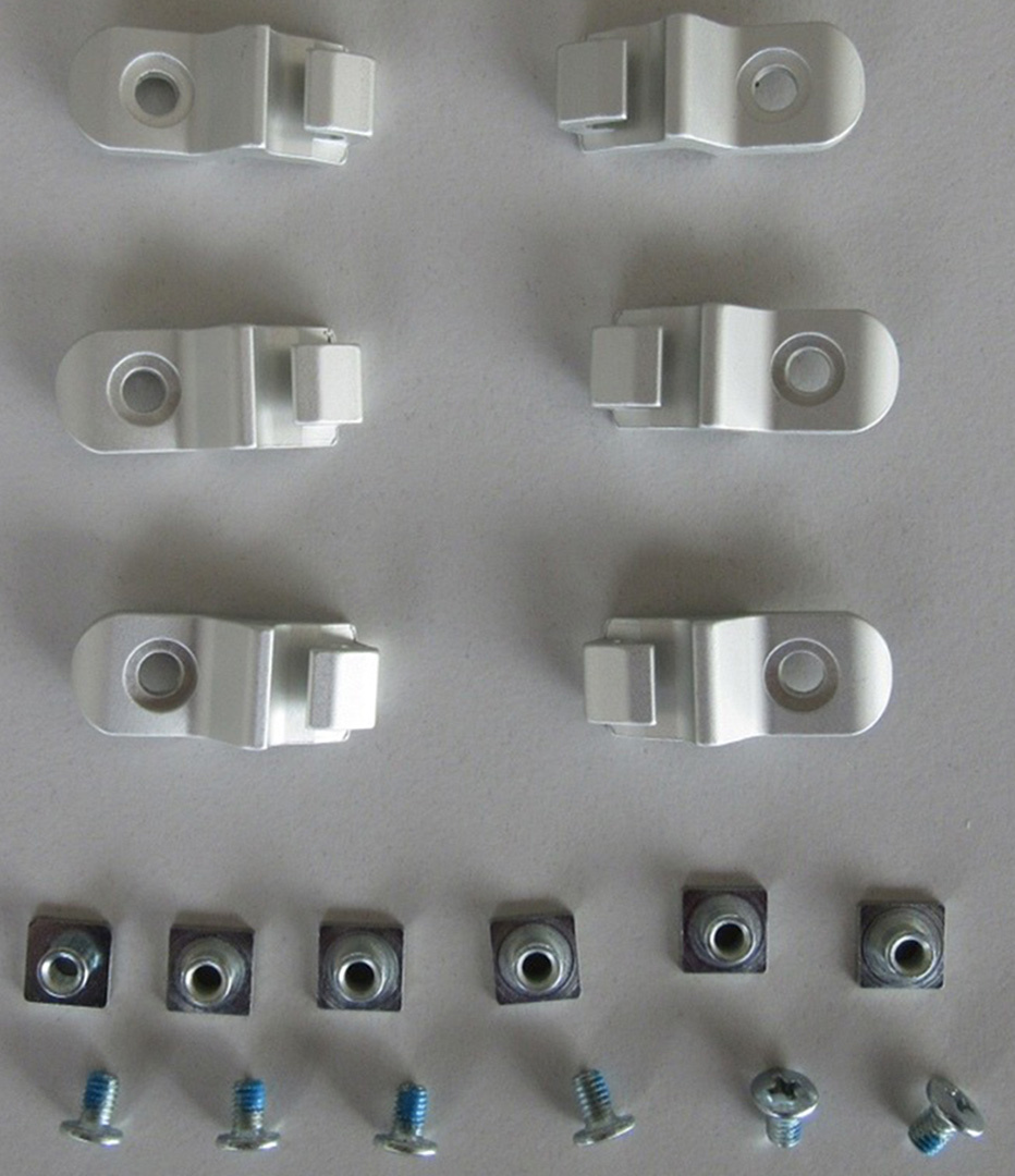 Scott 550 Motocross Buckle Hook Set, silver, silver, Size One Size