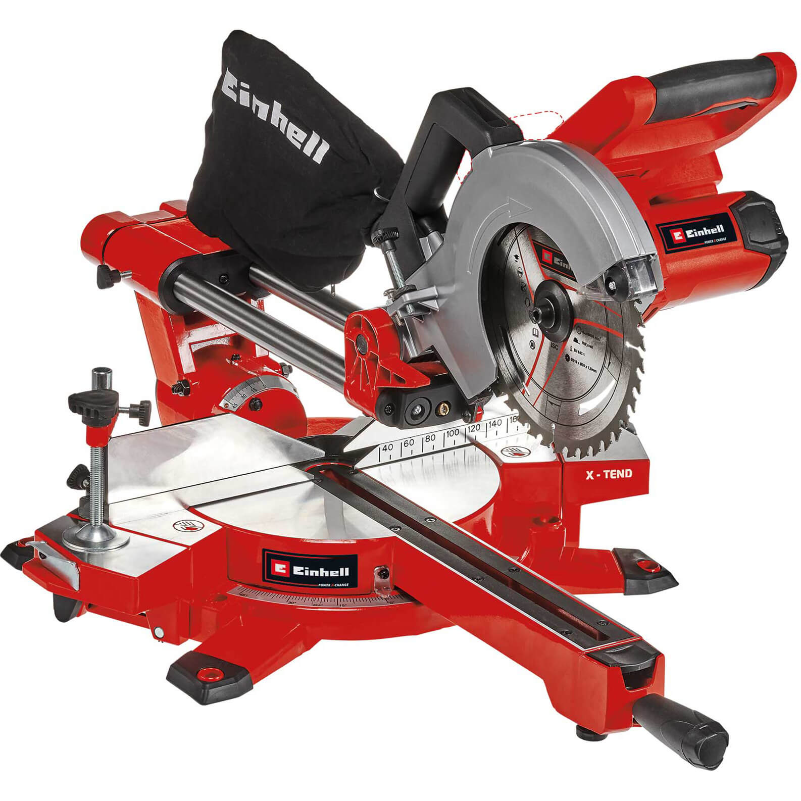 Einhell TE-SM 36/210 36v Cordless Sliding Mitre Saw 210mm (Uses 2 x 18v) No Batteries No Charger No Case